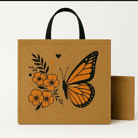 Butterfly Tote 2 Pcs - New